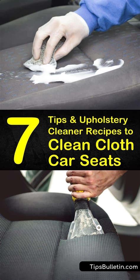 How To Clean Cloth Car Seats With Baking Soda And Vinegar Cars Interior