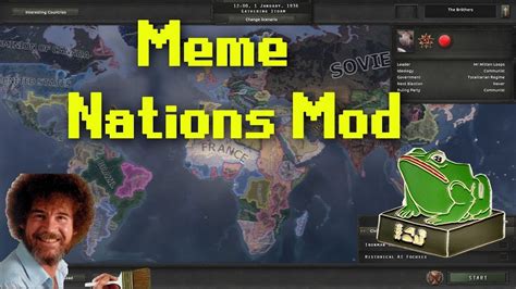 Hearts Of Iron 4 Meme Nations Mod Youtube