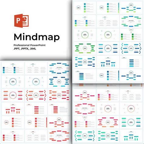 Mindmap PowerPoint Template MasterBundles