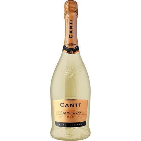 Comprar Prosecco Vino Blanco Espumoso De Italia Botella 75 Cl · Canti