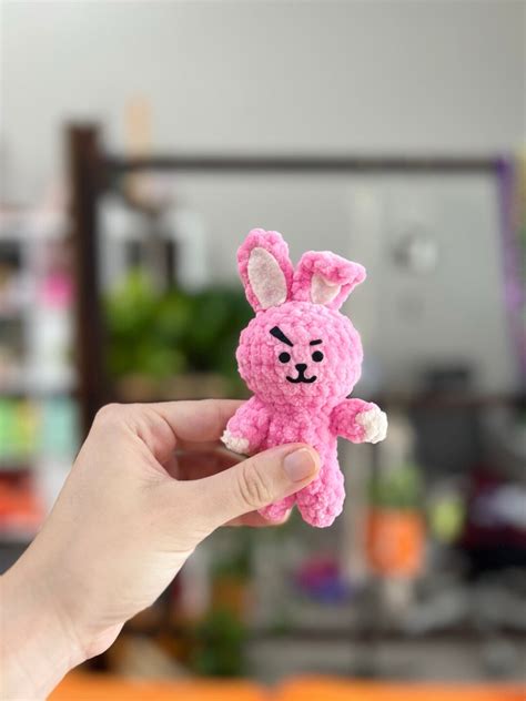 Mini Bt Amigurumi Plushie Cooky Bts Jungkook Etsy