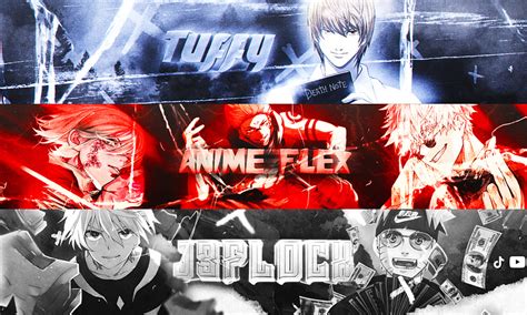 Anime Banners Headers Portfolio 2023 Vol 1 By Gstaik Designs On Dribbble