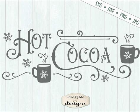 Hot Cocoa Svg Cocoa Svg Holiday Svg Winter SVG Etsy