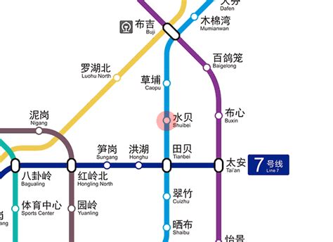 Shuibei Station Map Shenzhen Metro