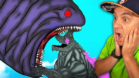 DARK BLOOP vs GODZILLA! (uh oh...) - YouTube