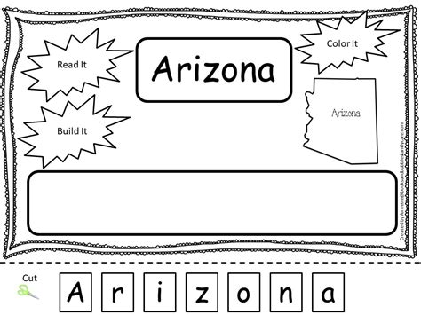 Arizona Worksheet Twisty Noodle Worksheets Library