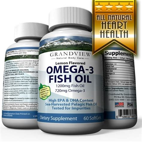 Omega 3 Pure Fish Oil Rich In Epa And Dha