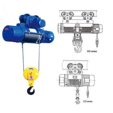 Explosion Proof CD1 Type High Speed Steel Wire Rope Electric Hoist 3t