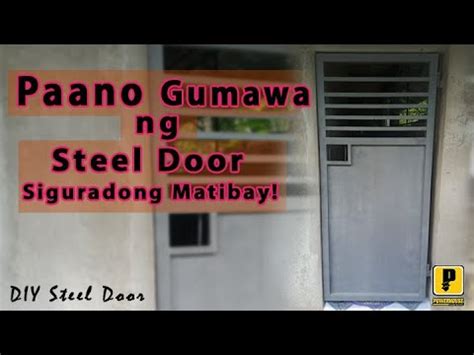 Paano Gumawa Ng Steel Door Gamit Ang 2x2 Tubular 85x185cm YouTube