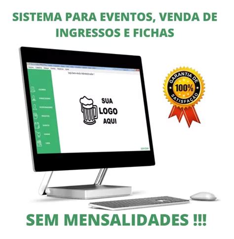 Software Para Emissão De Tickets E Fichas De Bar E Ingressos à venda em