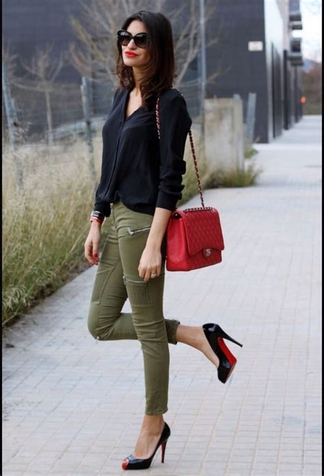 See Here More Cute Outfits Olive Jeans Olive Green Pants Green Jeans