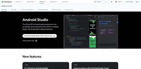 android studio  depth guide features   works