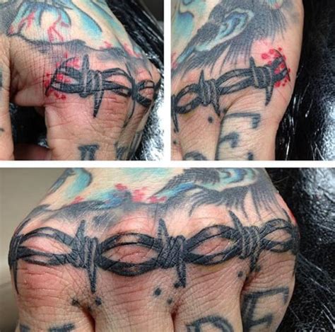 60 Barbed Wire Tattoo Designs For Men Cut Into Ideas