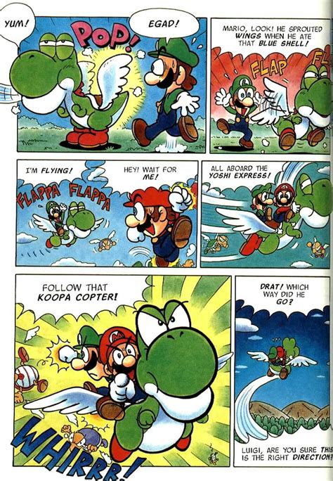 Super Luigi Bros Super Mario Bros Adventure Comics Issue 8 Mario Nintendo Mario Bros Mario