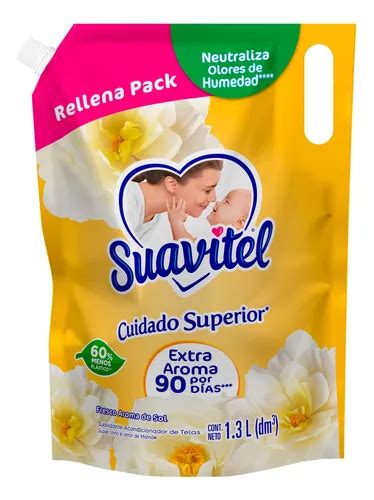 Suavizante De Telas Suavitel Cuidado Superior Fresco Aroma De Sol 13l