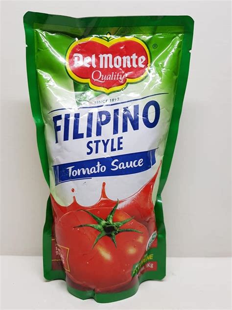 Del Monte Filipino Style Tomato Sauce 2 Pouches X 900 Grams Lazada PH