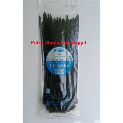 Jual Kabel Ties KSS CV 380B Isi 100pcs Hitam Shopee Indonesia