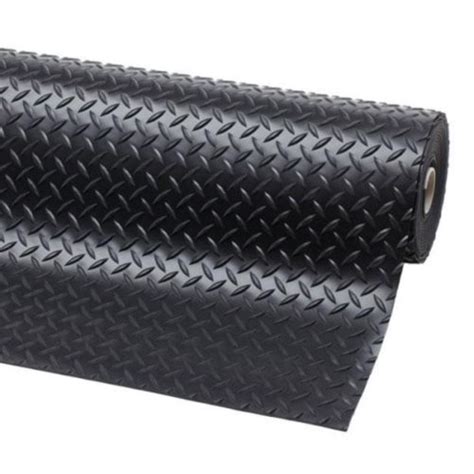 Diamond Anti Slip Shed Van Garage Workshop Rubber Flooring Matting Roll