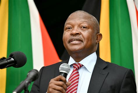 Cyril Ramaphosa Keur David Mabuza Se Bedanking Af Vir Nou