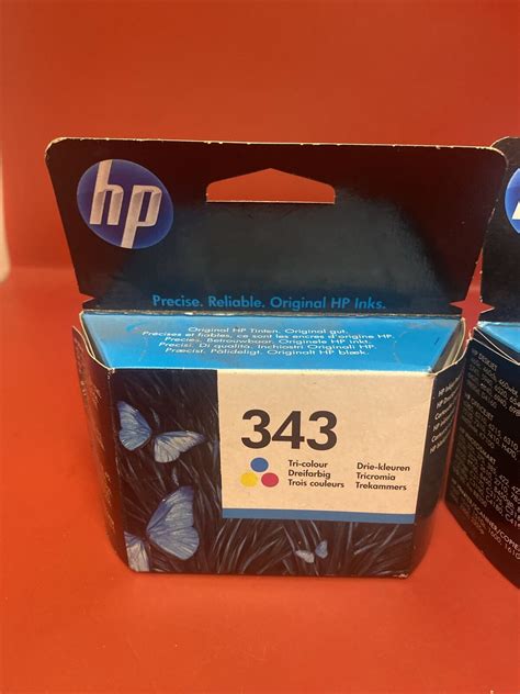 Genuine HP 343 Tri Colour Ink Cartridge C8766EE Expired X 2 EBay