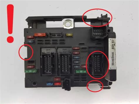 CALCULATEUR ECU BSM B3 9644038680 Citroen Peugeot EUR 60 24 PicClick FR