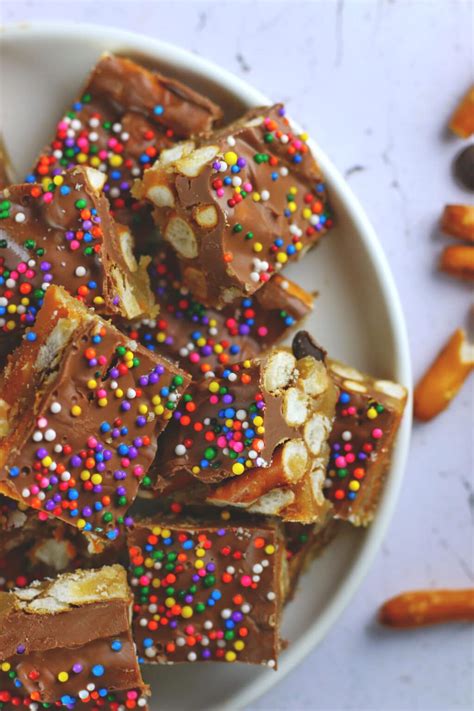 Chocolate Pretzel Toffee Recipe Christmas Crack With Pretzels