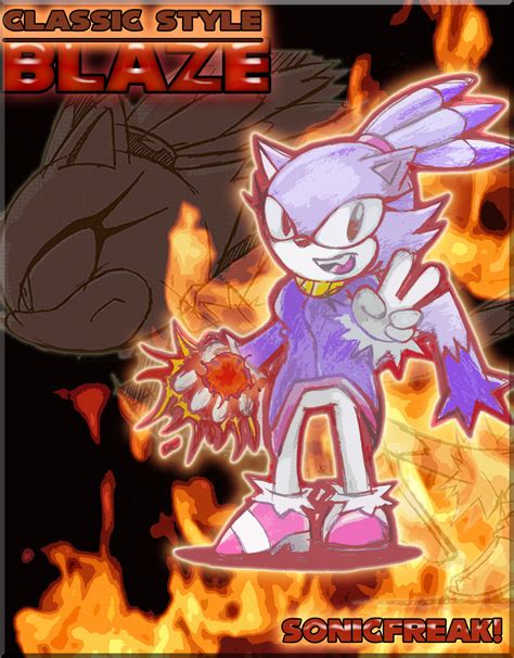 Classic Blaze the Cat - Sonic the Hedgehog Fan Art (16821432) - Fanpop