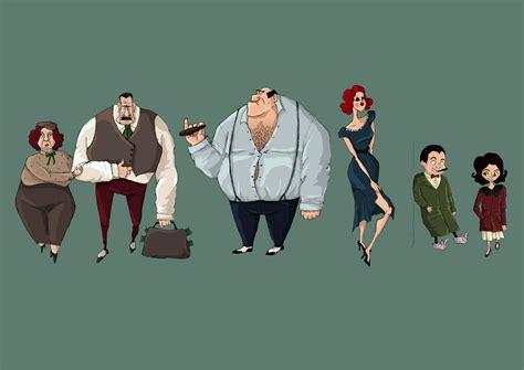characters  concept art  behance