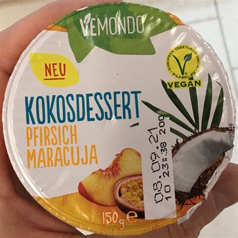 Vemondo Kokosdessert Pfirsich Maracuja Review Abillion