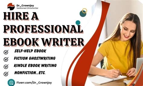 Be Your Book Writer Fiction Nonfiction Ghostwriter Ebook Writing