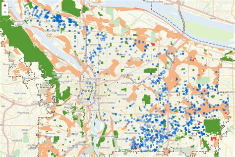 Interactive map: Parks access in Portland - The Oregonian