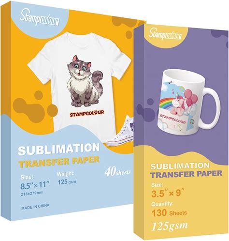 Amazon Stampcolour Sublimation Paper Heat Transfer Paper For Any