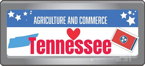 Tennessee State Clipart - tennessee-state-license-plate-with-motto ...