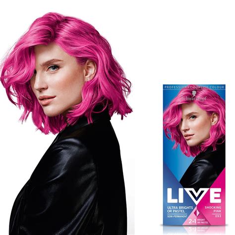 Schwarzkopf Live Intense 093 Shocking Pink Permanent Hair Dye