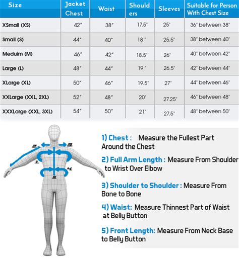 Mens Sport Coat Size Chart A Visual Reference Of Charts Chart Master