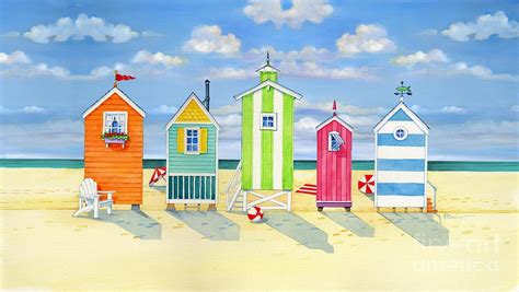 Brighton Beach Huts by Paul Brent