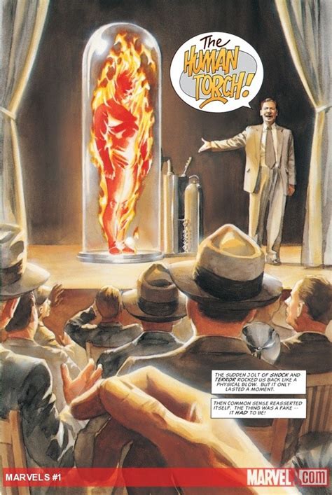 Marvels Introducing The Original Human Torch By Alex Ross Alex