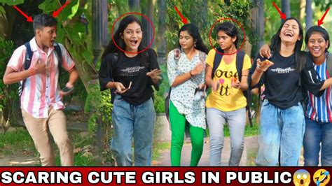 Scaring Cute Girls In Public 🤣😱 Epic Reaction 😳 Prank In India