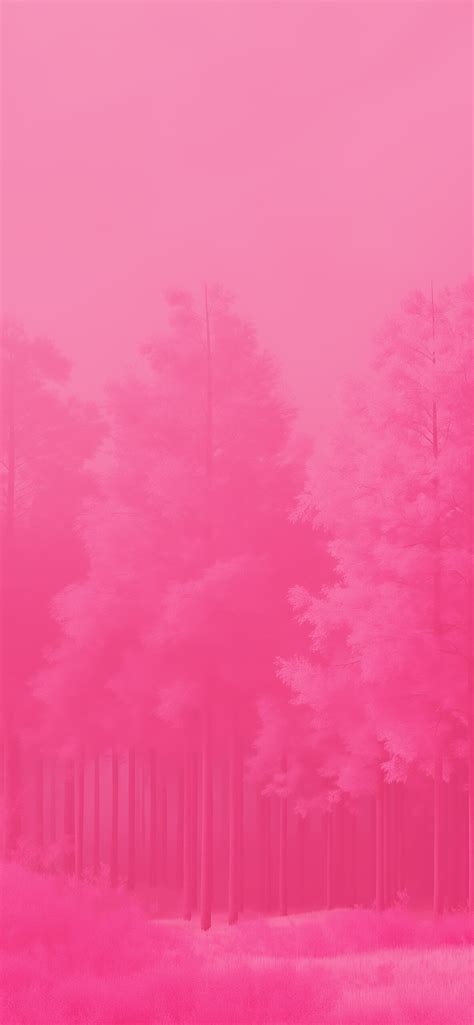 Aesthetic Pink Forest Wallpapers - Free Pink Wallpapers for iPhone