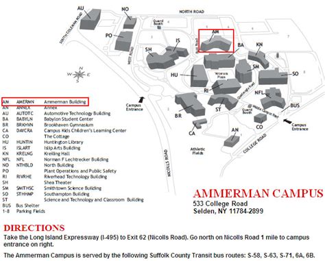 Suffolk Community College Selden Campus Map - Draw A Topographic Map