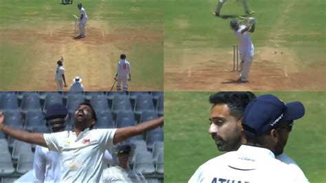 Ranji Trophy Watch Dhawal Kulkarni Picks Last Vidarbha Wicket In