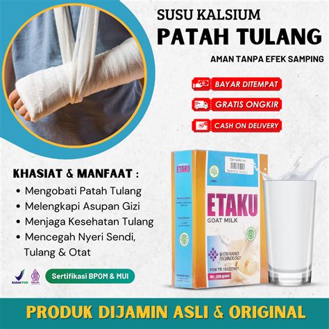 Jual ETAKU Goat Milk Susu Kalsium Patah Tulang Nyeri Sendi