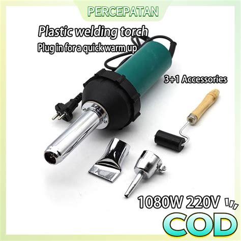 Jual W V Plastik Hot Air Welding Gun Torch Dengan Mesin Las