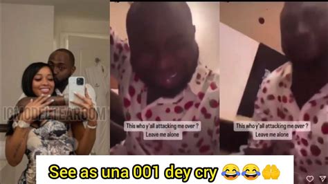 Leaked video of Davido wey he dey beg in tears to n çk American model