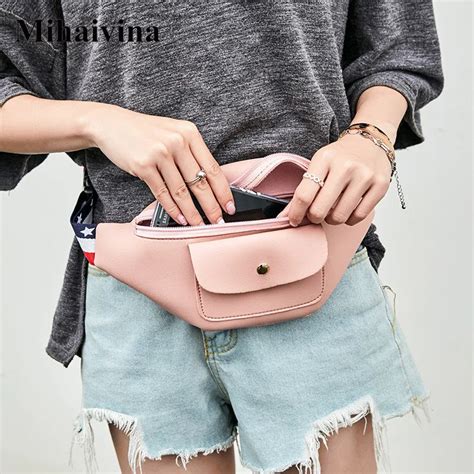 Buy Mihaivina Fanny Pack Women Waist Pack Belt Pouch Female Waist Belt Bag Pu