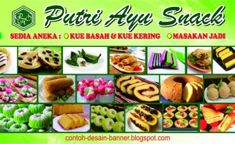 Contoh Spanduk Makanan Kue Basah James Gosman