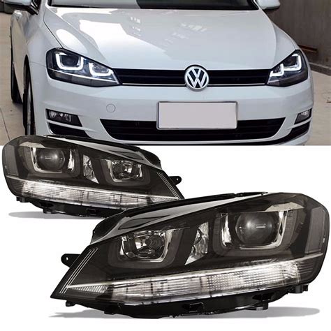 Par Farol Led Golf Mk7 R Line Projetor E Auxiliar 2016 R 3 108