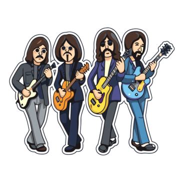 Beatles Clipart Beatles Isolated Cartoon Illustration In The Rain Vector, Beatles, Clipart ...