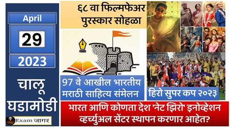 Current Affairs In Marathi Today Current Affairs In Marathi