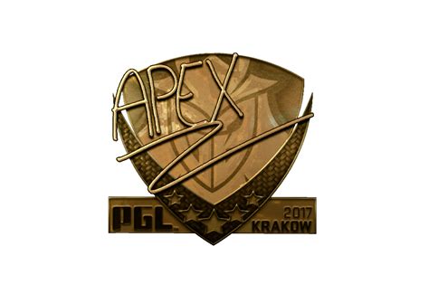 Sticker Apex Gold Krakow Cs Go Cs Wiki By Cs Money